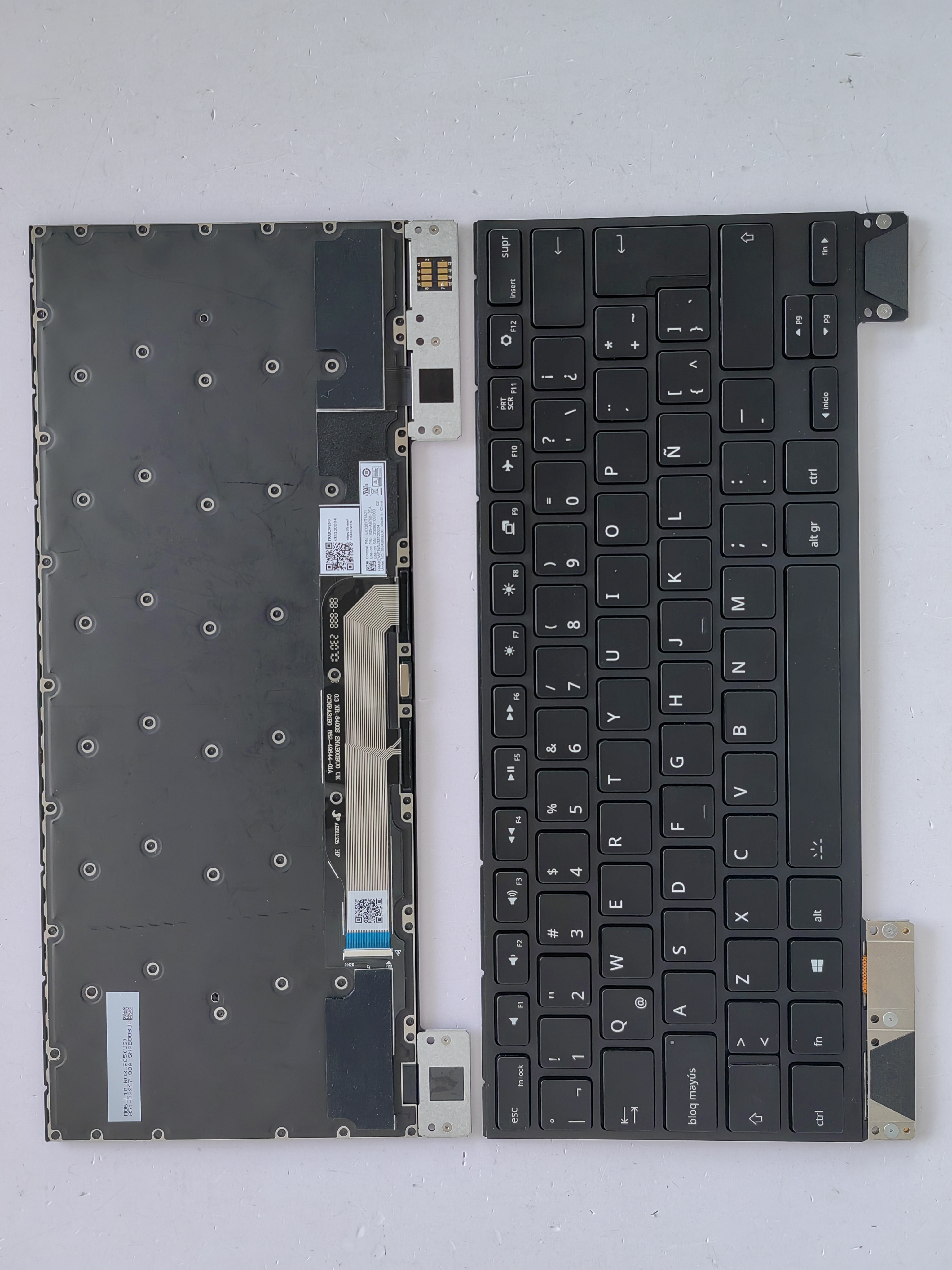 Picture of New Replacement Laptop Keyboard For N/A Framework Laptop 16 RGB colorful backlight BLACK FRAME BLACK Backlit LA Layout
